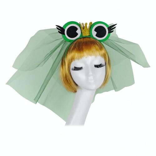 Обруч Лягушка Царевна с фатой SETA Decor 13-588-298