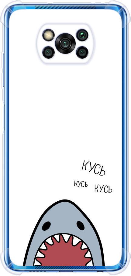 Чехол на Xiaomi Poco X3 Акула (4870sp-2073-42517)