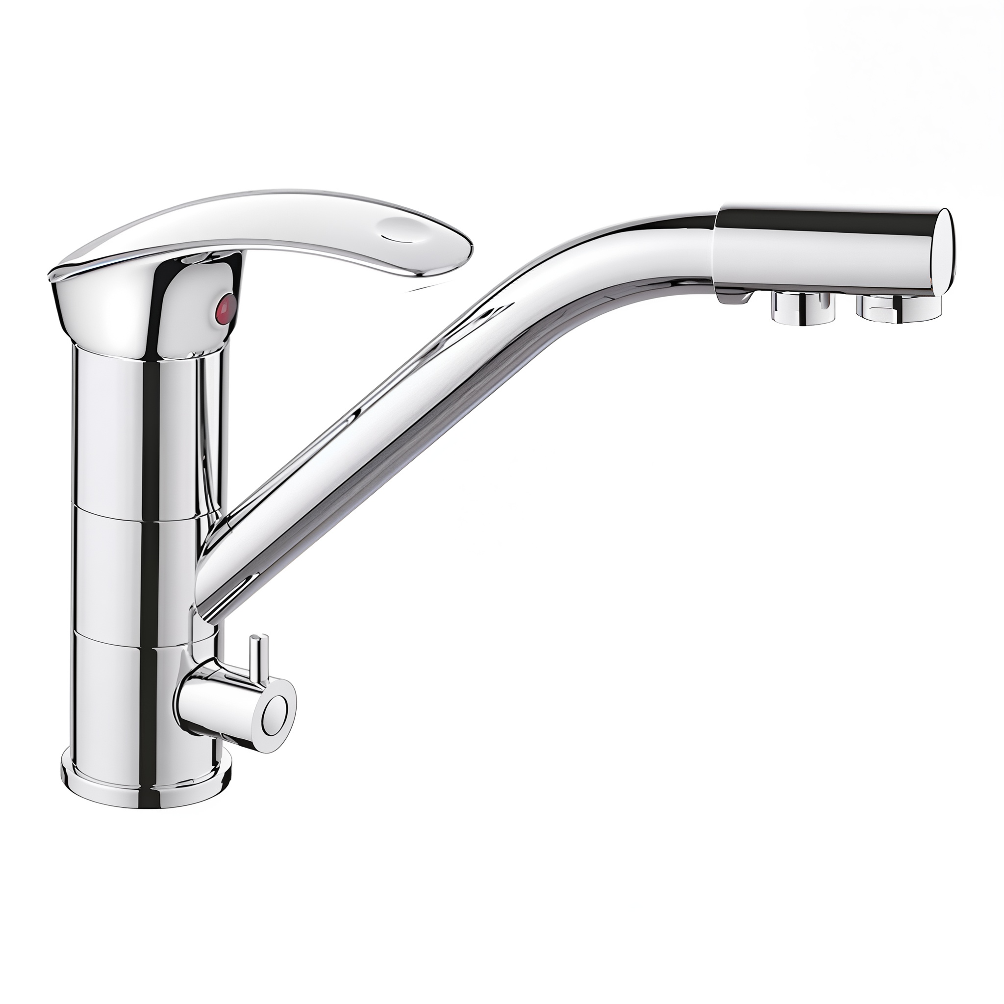 Смеситель для кухни Haiba Mars 021 с выходом для питьевой воды (HB0267)