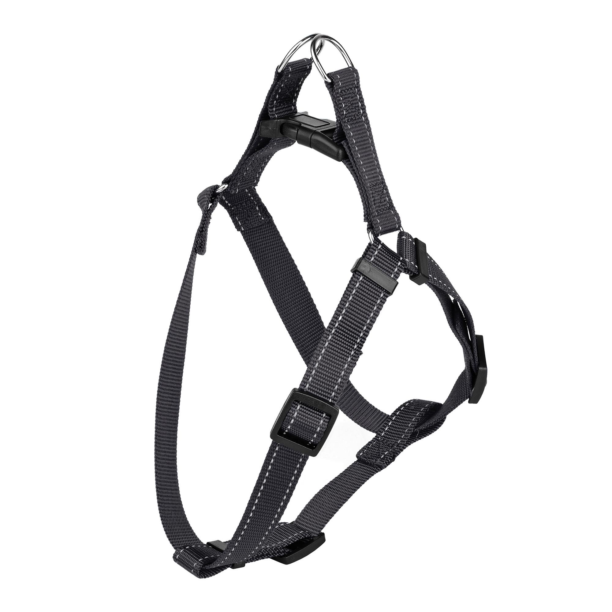 Шлея KareLine з нейлону з пластиковою пряжкою 10 мм А:240-300 мм В:260-400 мм Чорний (0861/1) - фото 1 Шлея KareLine з нейлону з пластиковою пряжкою 10 мм А:240-300 мм В:260-400 мм Чорний (0861/1) - фото 1