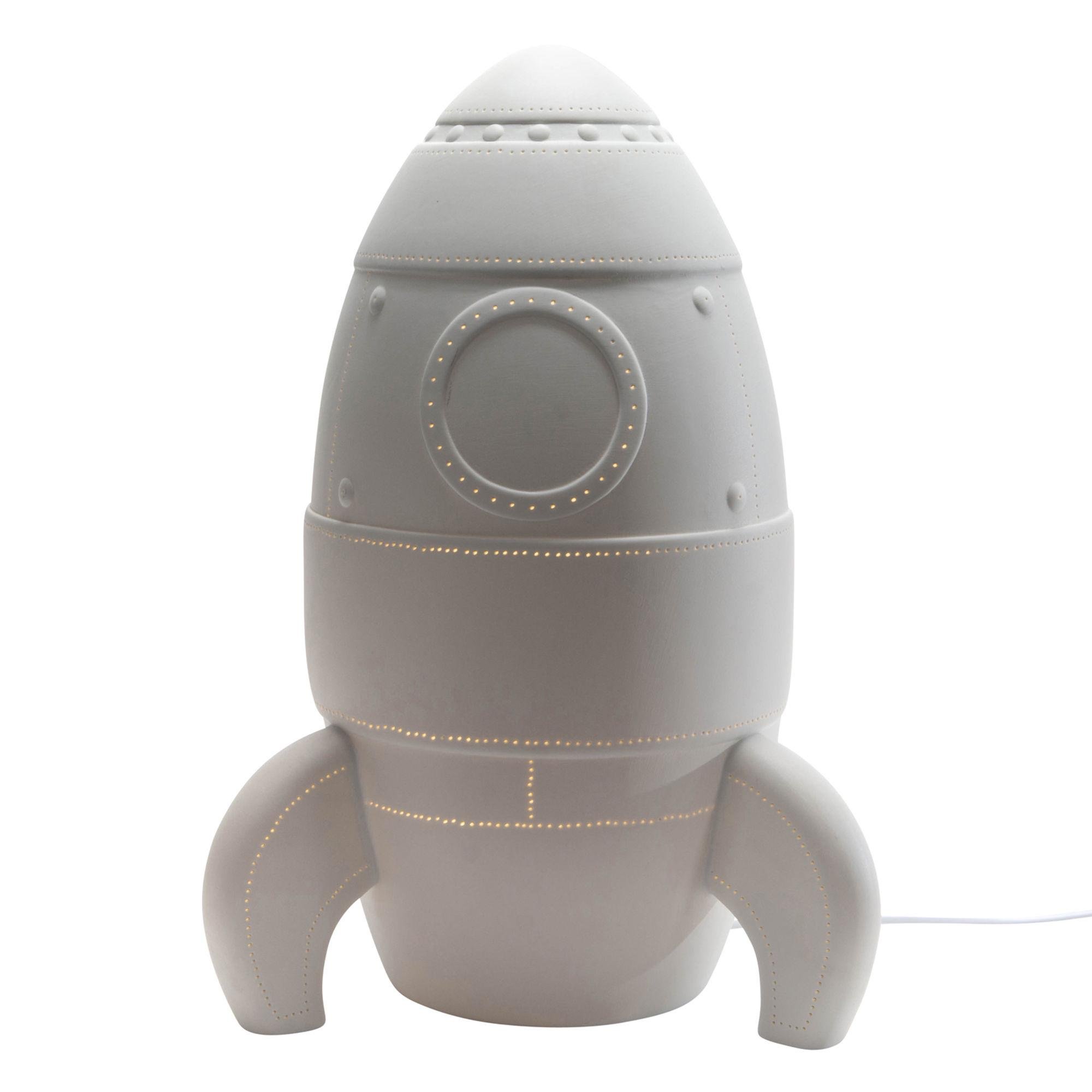 Нічник космічний корабель AMADEUS фарфоровий підлоговий 50 см