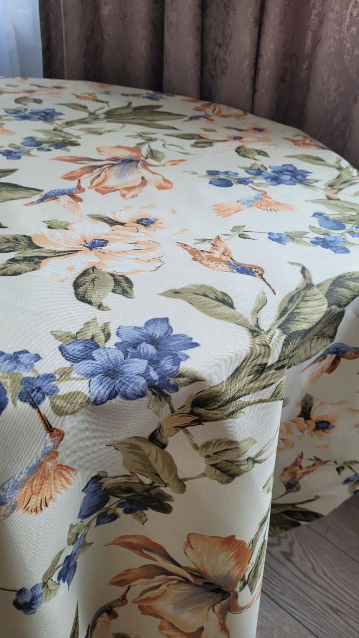 Скатерть тефлоновая на стол 115х180 Молочный