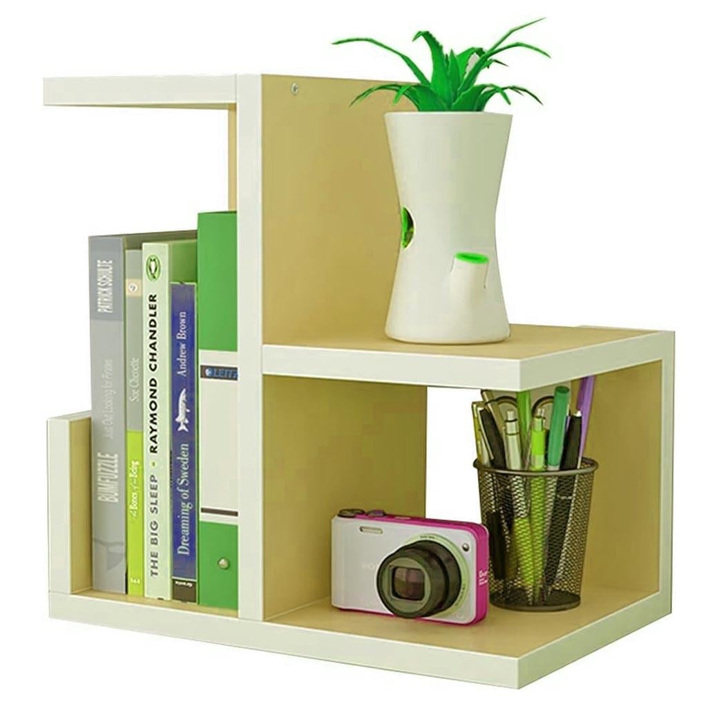 Полка книжная настольная из дерева Денсборн Лимонад (КПА-028151)