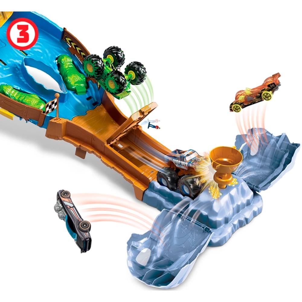 Набор игровой Hot Wheels Гонки титанов серии Monster Trucks (HGV12) - фото 5