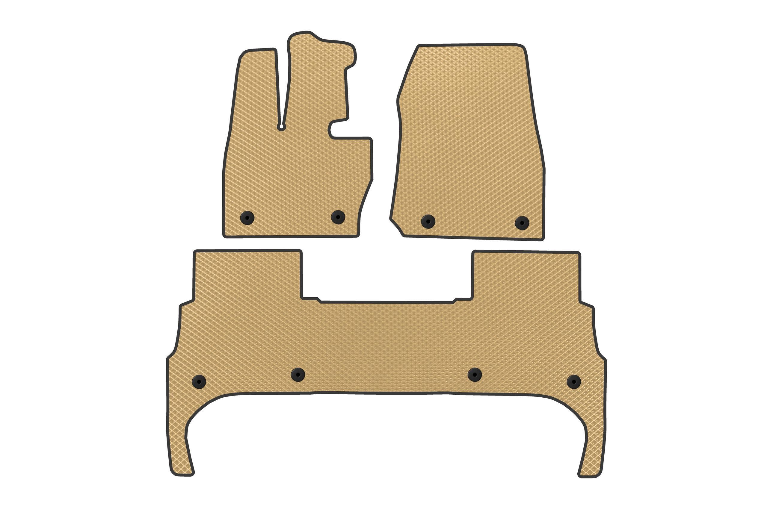 Коврики в автомобиль EVA Digital Designs для Range Rover Sport 2022- гг. этилвинилацетат Бежевый (183677)