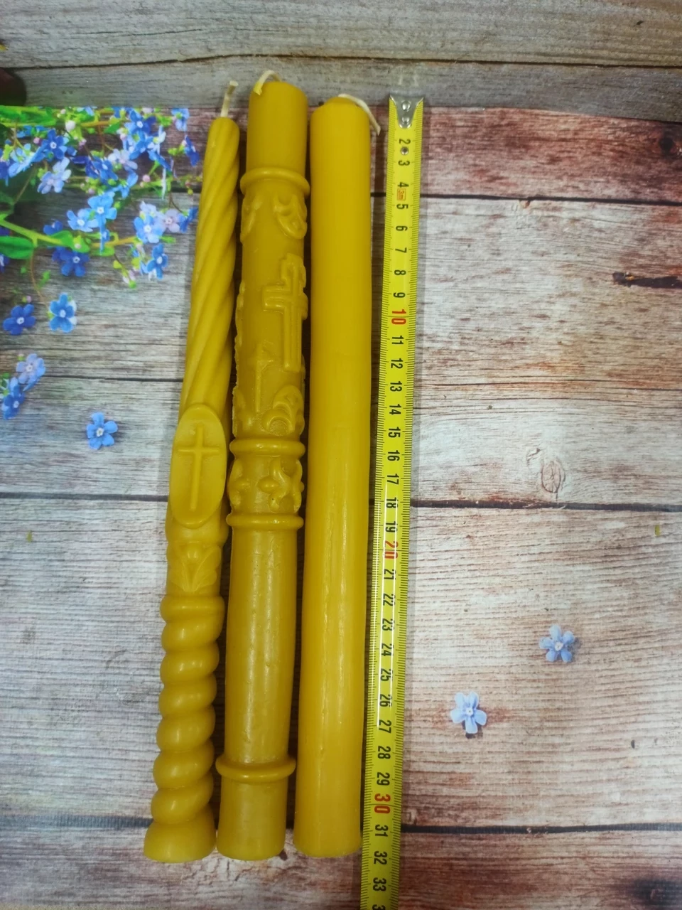 Свеча восковая Стретенская гладкая 31 см (1551114436) - фото 2 Свеча восковая Стретенская гладкая 31 см (1551114436) - фото 2