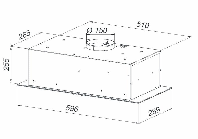 Вытяжка встраиваемая Best Chef Medium box 900 inox 60 900 м3/час - фото 8