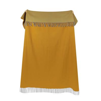 Плед бовария дабл 140х210 см Серо-Горчичный - фото 2 Плед бовария дабл 140х210 см Серо-Горчичный - фото 2