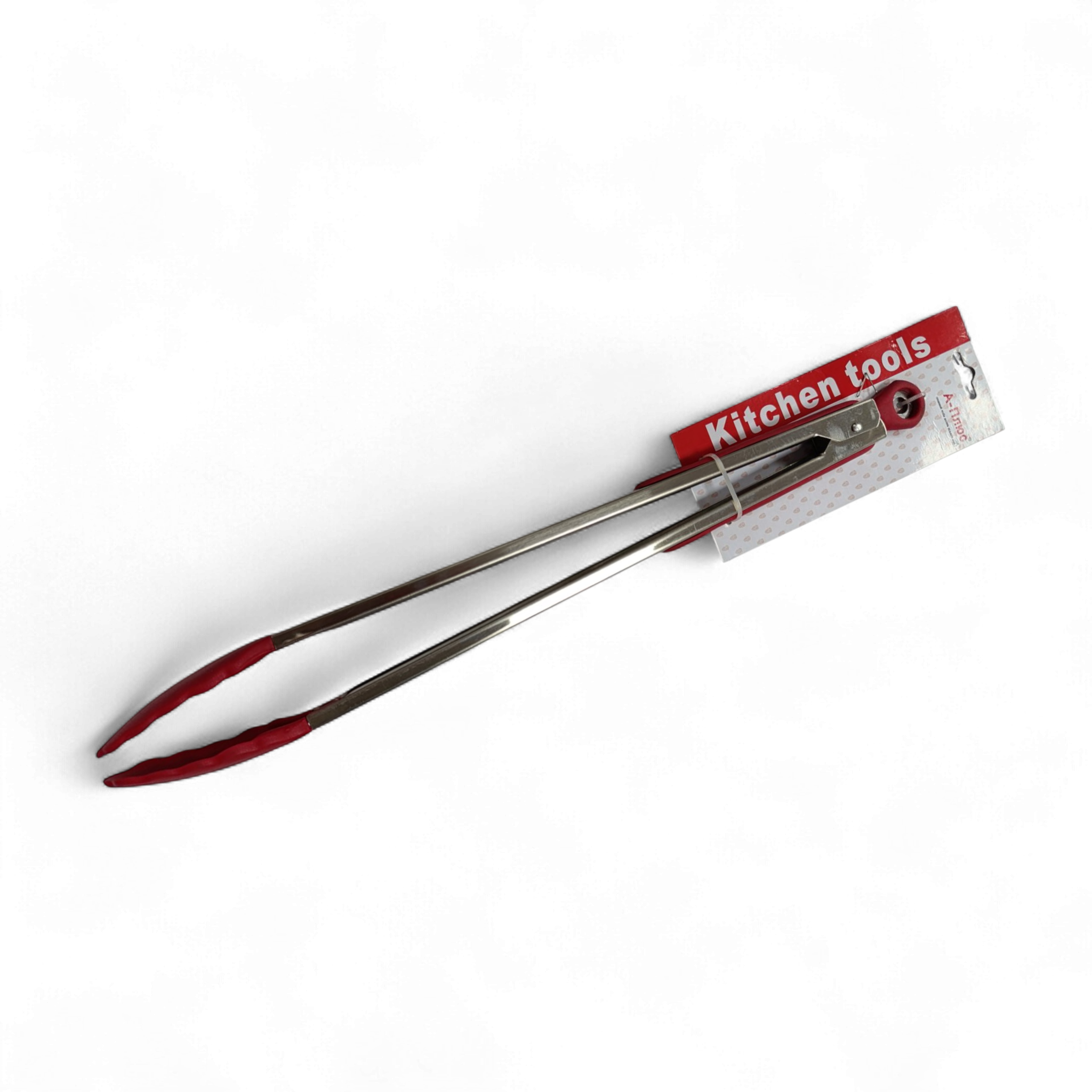 Щипцы кухонные A-PLUS 1831 металлические с силиконовыми накладками 32 см (1831)