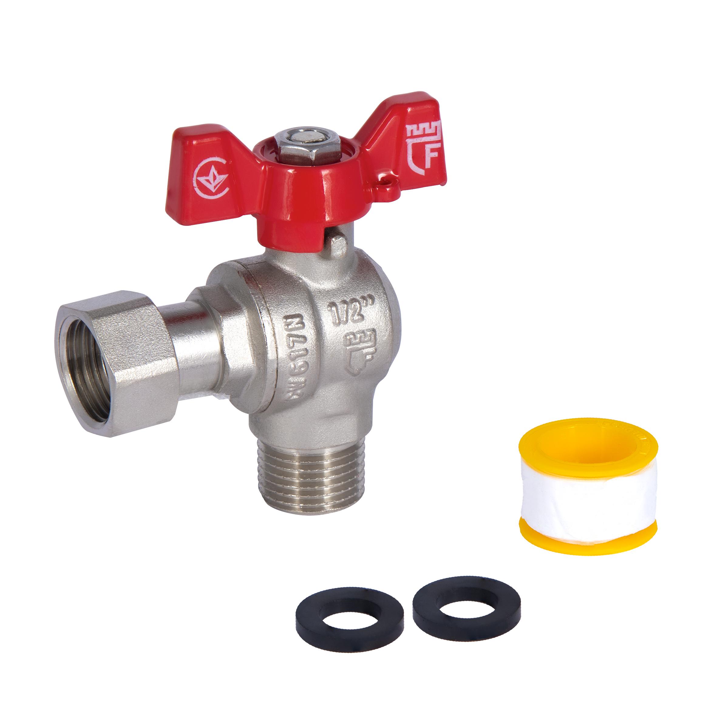 Кран кульовий з накидною гайкою SD Forte SF224W15 1/2" ВЗ (SD00017977) - фото 5 Кран кульовий з накидною гайкою SD Forte SF224W15 1/2" ВЗ (SD00017977) - фото 5