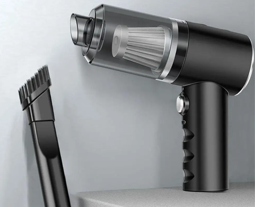 Пылесос автомобильный портативный AS 228 120 Вт USB 3 насадки беспроводной Черный (234571879)