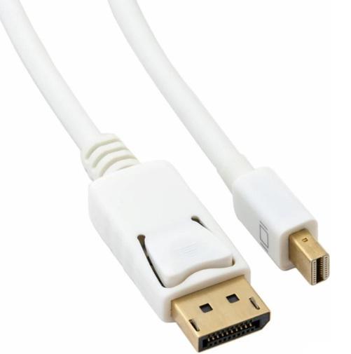 Кабель miniDisplayPort to DisplayPort AM/AM ASSMANN AK-340102-030-W 3 м Білий (587279)