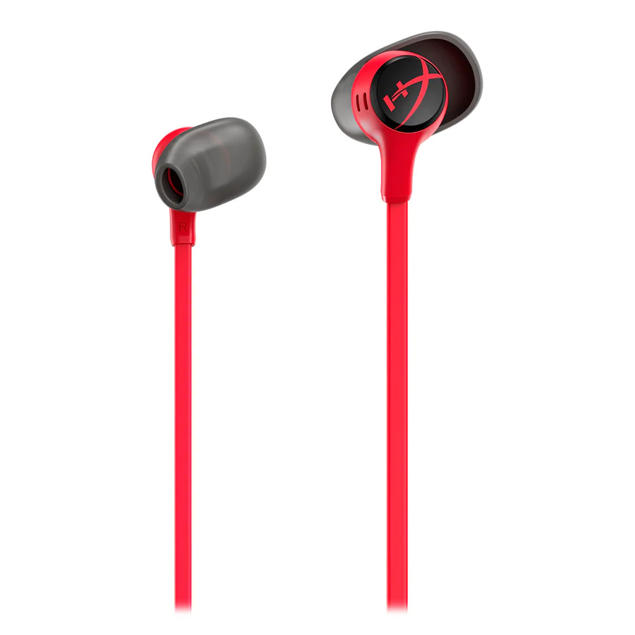 Навушники провідні з мікрофоном HyperX Cloud Earbuds II mini-jack 3,5 мм силікон Red (705L8AA) - фото 2