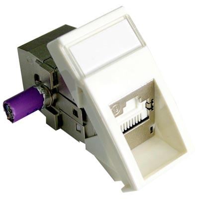 Модуль MOLEX Mod Mosaic 1xRJ45 568B STP PowerCat 6A 22,5x45 мм Белый (UG-MLG-00035-02) Модуль MOLEX Mod Mosaic 1xRJ45 568B STP PowerCat 6A 22,5x45 мм Белый (UG-MLG-00035-02)