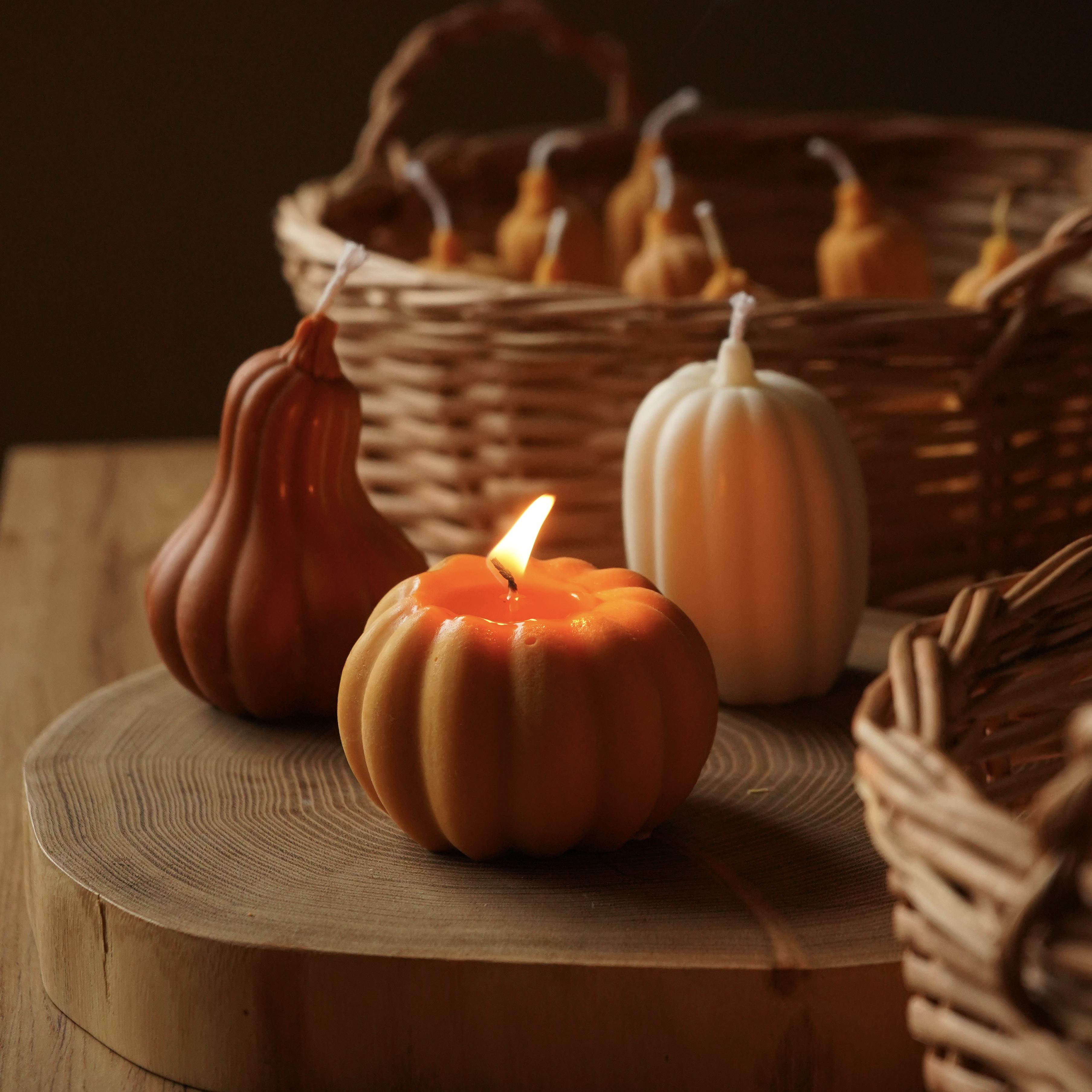 Бокс аромасвічок Jungli Гарбуз великий 3 шт.