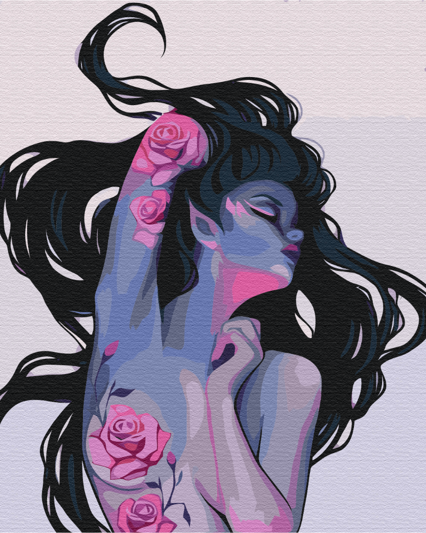 Картина за номерами Brushme Татуювання ельфійки 48x60 см (BS51945L)