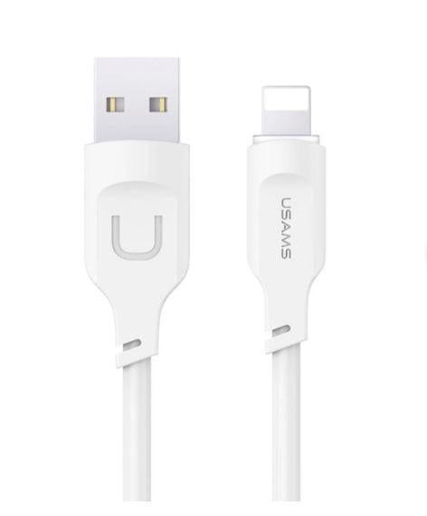 Кабель Usams US-SJ618 Charging&Data OTG 2,4 A Lightning Moe Series 1 м White (SJ618USB02) - фото 1