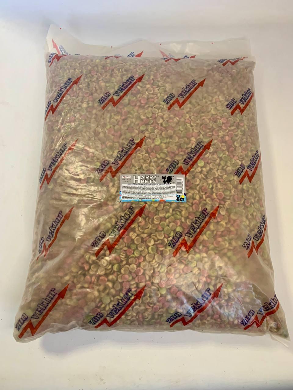 Корм для кошек ТМ Happy pets VITAMIN FISH MIX 8 кг