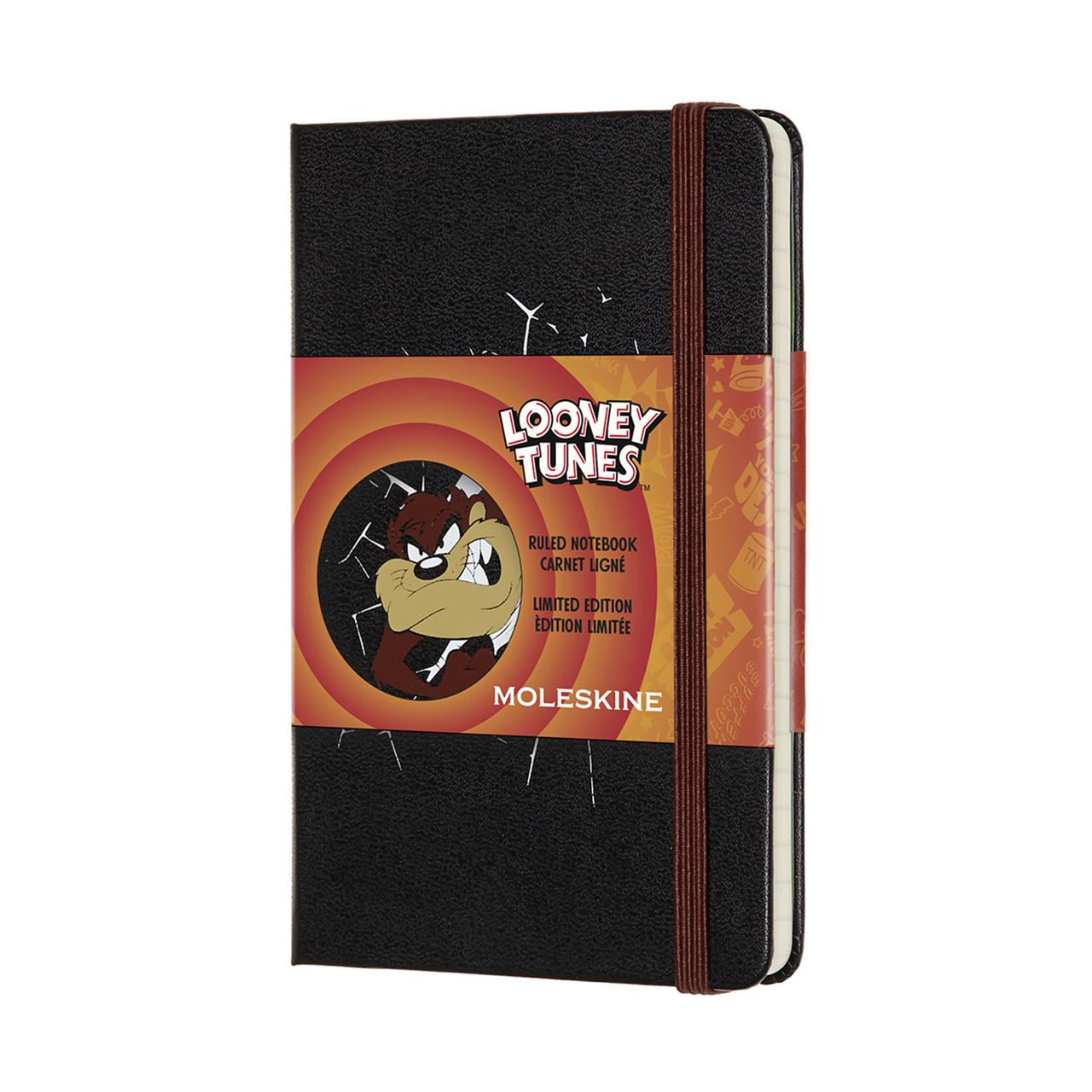 Блокнот Moleskine Limited Looney Tunes карманный 9х14 см 192 страницы в линейку Таз (8058647621098)