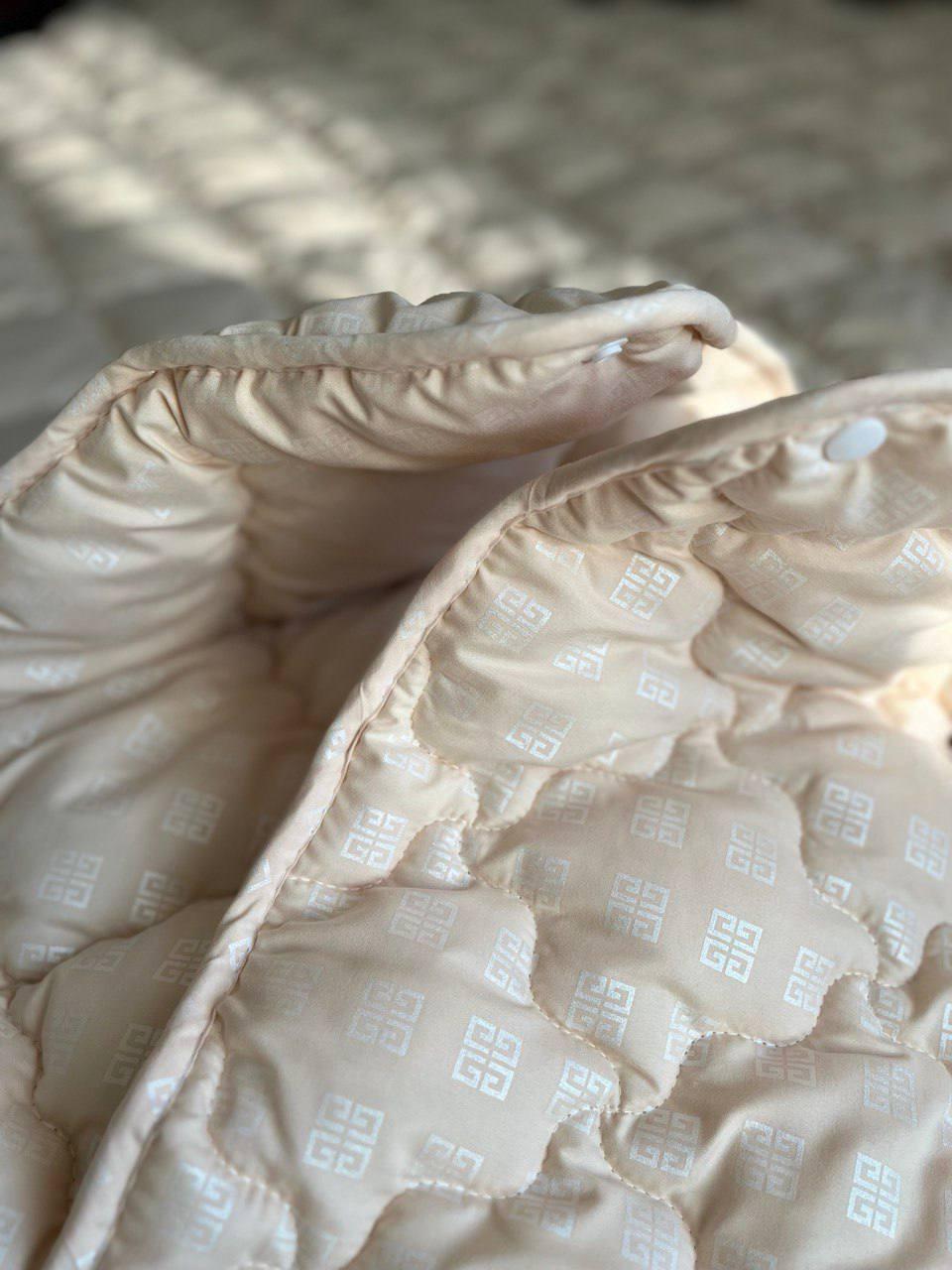 Ковдра подвійна на кнопках зима-літо холофайбер 200х220 см (Е3000-23) - фото 2