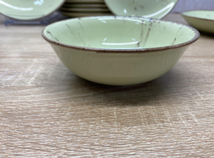 Сервиз столовый OMS TULU фарфор 6 персон 24 пр. Фисташковый (KL24-Fistik) - фото 8