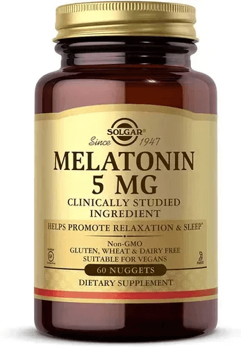 Мелатонін Solgar Melatonin 5 мг 60 tab (SOL-01936)