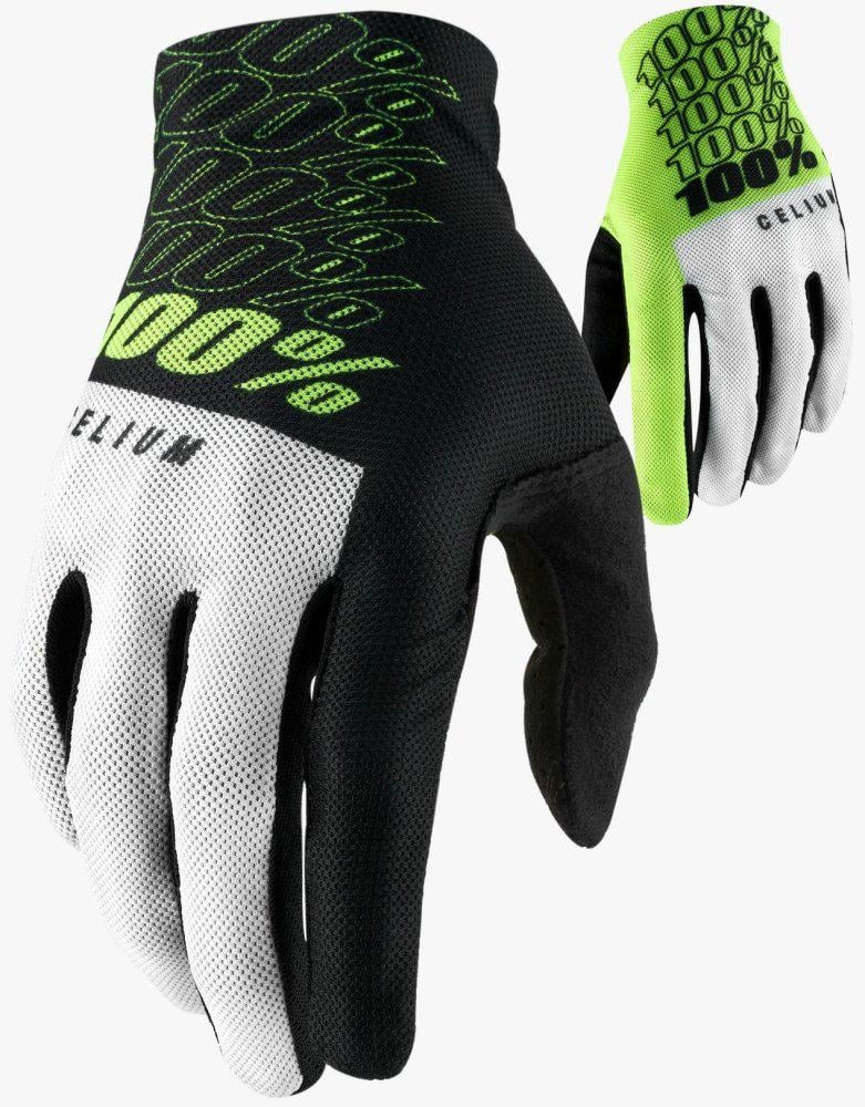Велоперчатки Ride 100% CELIUM Glove 2XL Fluo Yellow (39479)