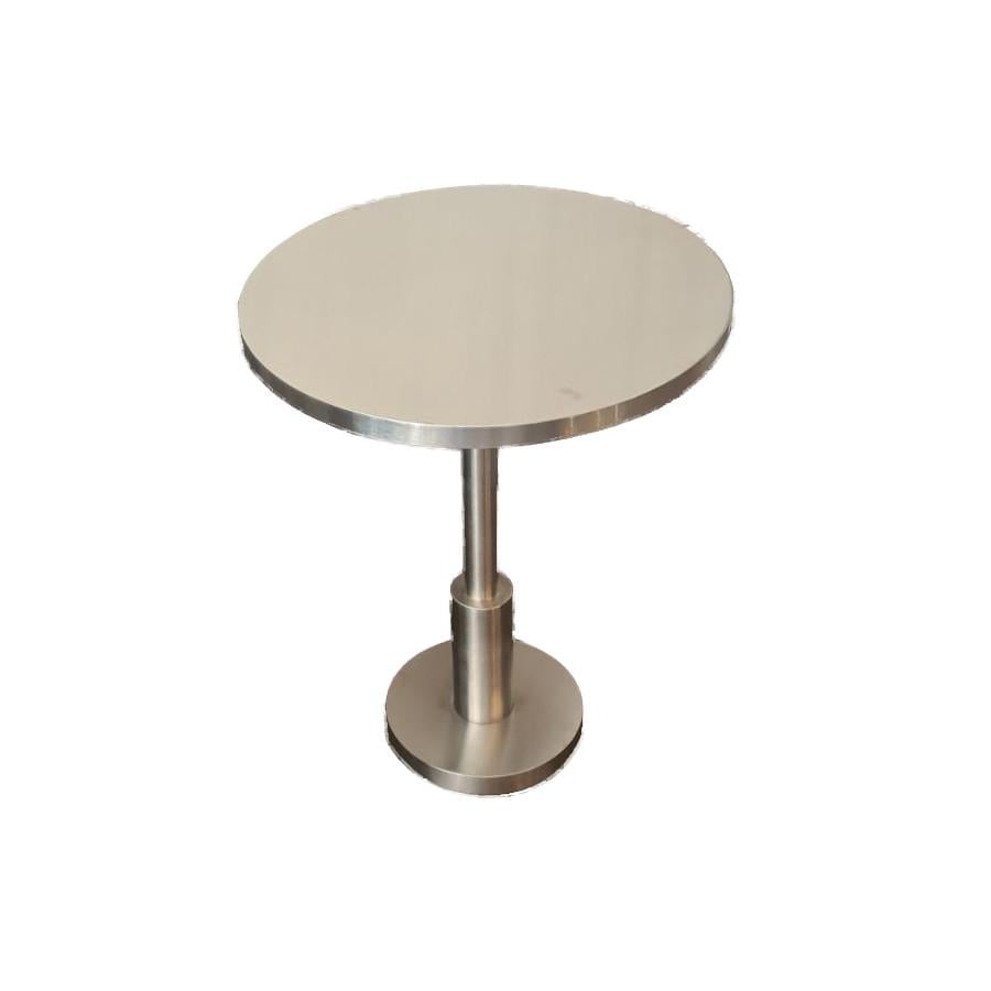 Столик кофейный Prescona круглая нержавеющая сталь d 40 см