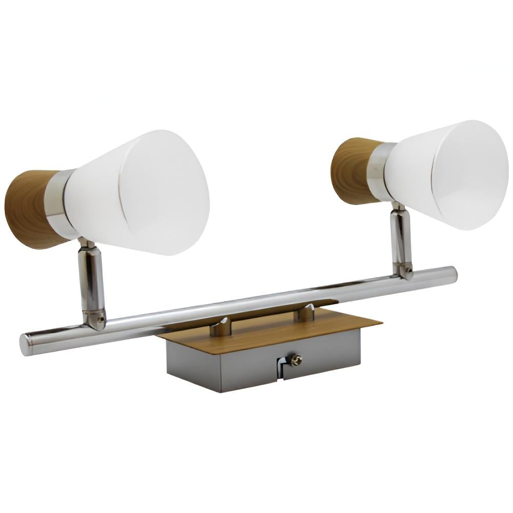 Спот Lemanso ST198/2 двойной G9 40W Ольха (12499)