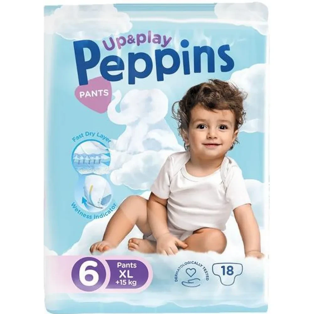 Подгузники-трусики Peppins 6 15+ кг 18 шт. (2943277401)