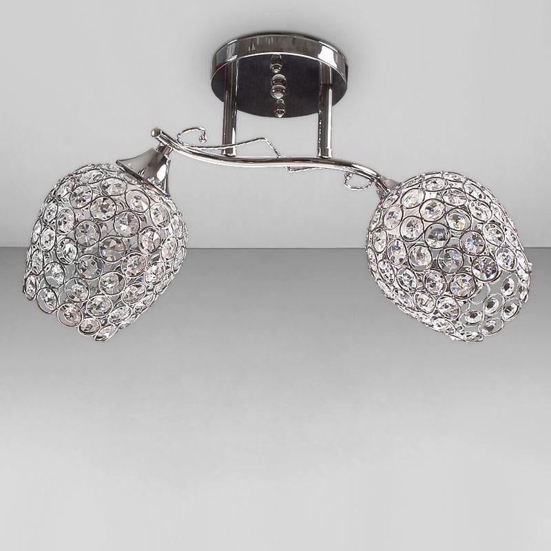 Люстра стельова Light House SC-18253/2 CR 47х22х23 см Хром