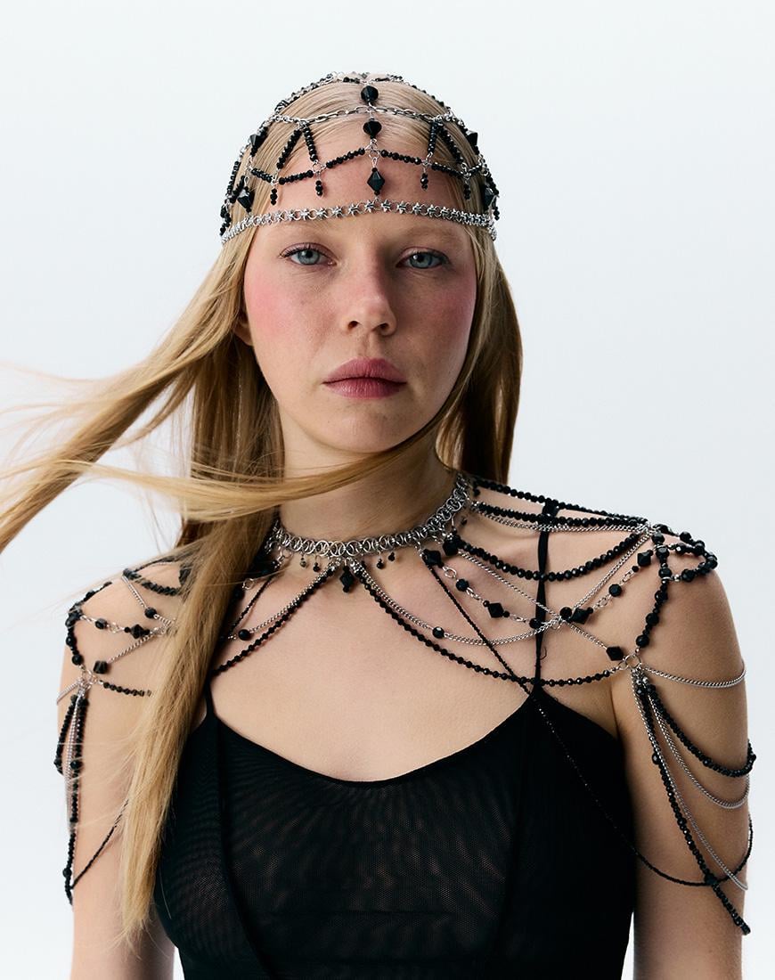 Кеп Cosmic Crown жіночий NEGA BIJOU чорний One size