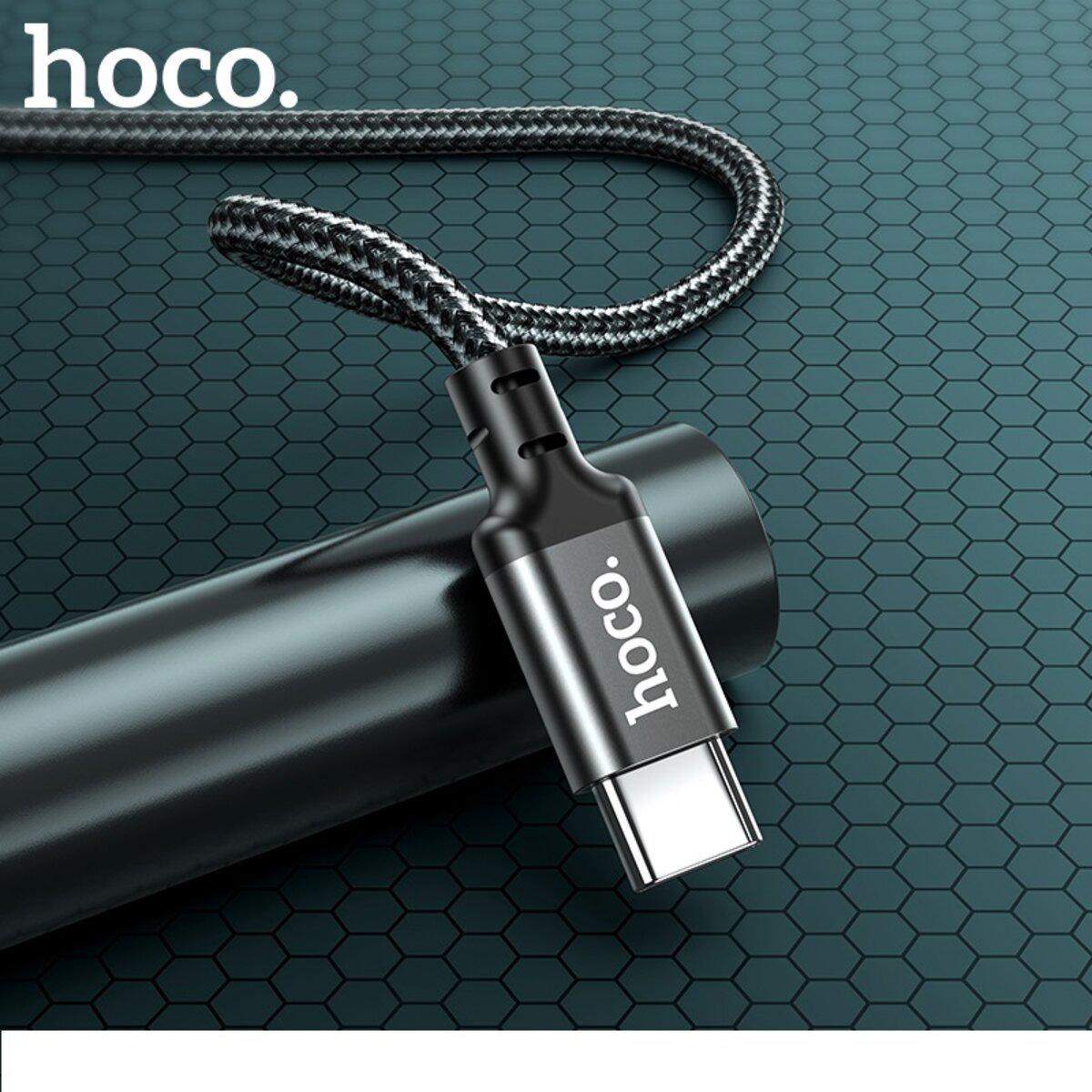КабельHoco X14 USB Type-C to Type-C 60 Вт 1 м Black (26450459) - фото 6 КабельHoco X14 USB Type-C to Type-C 60 Вт 1 м Black (26450459) - фото 6