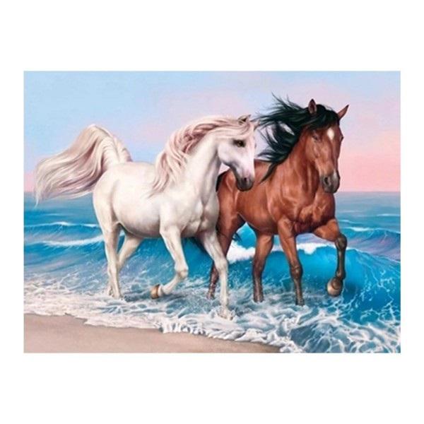 Алмазная мозаика TK Group Пара лошадей 30х40 см (GB 71270)