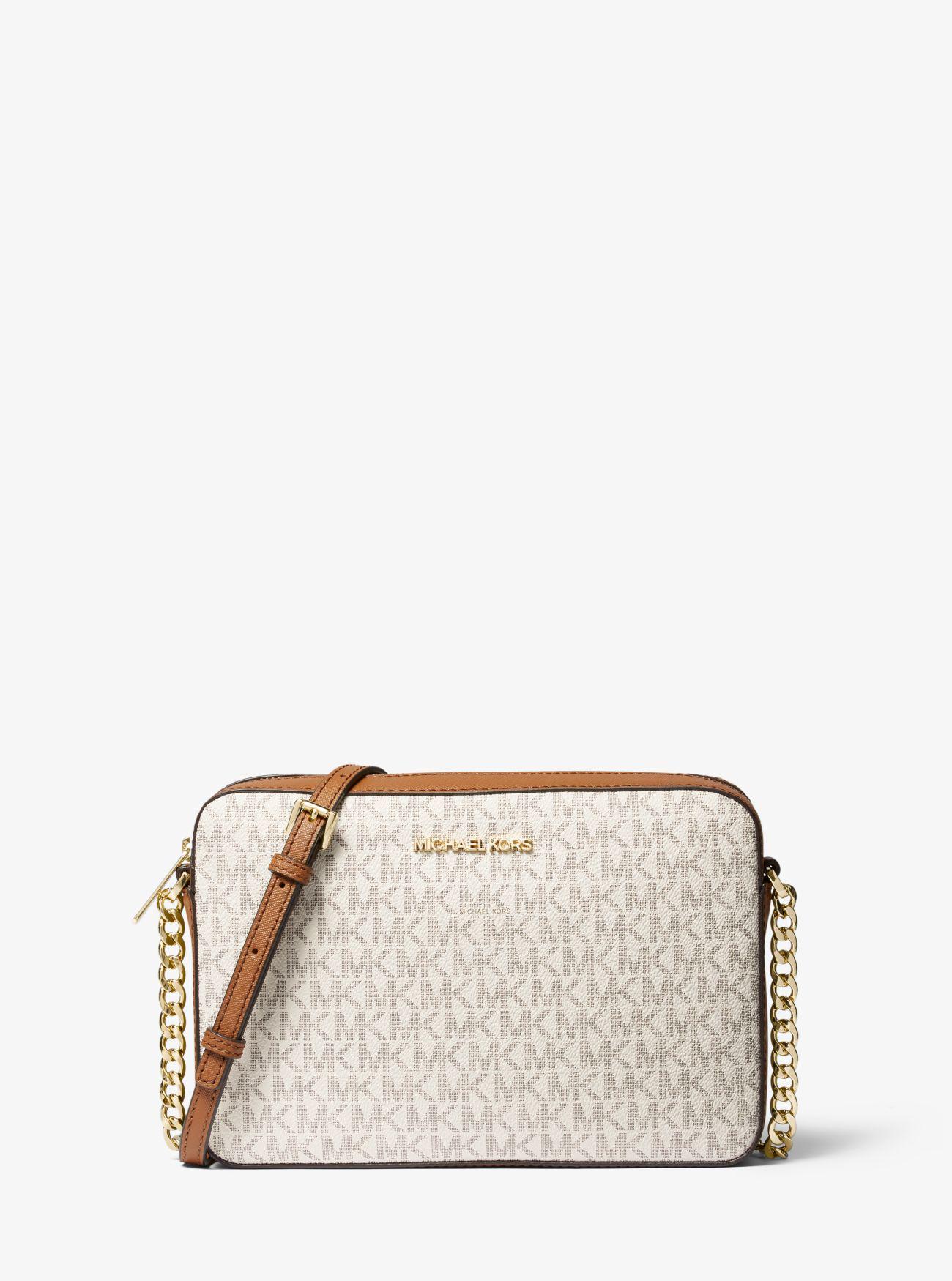 Жіноча сумка Michael Kors Jet Set Logo Vanilla (MK-797151) - фото 3