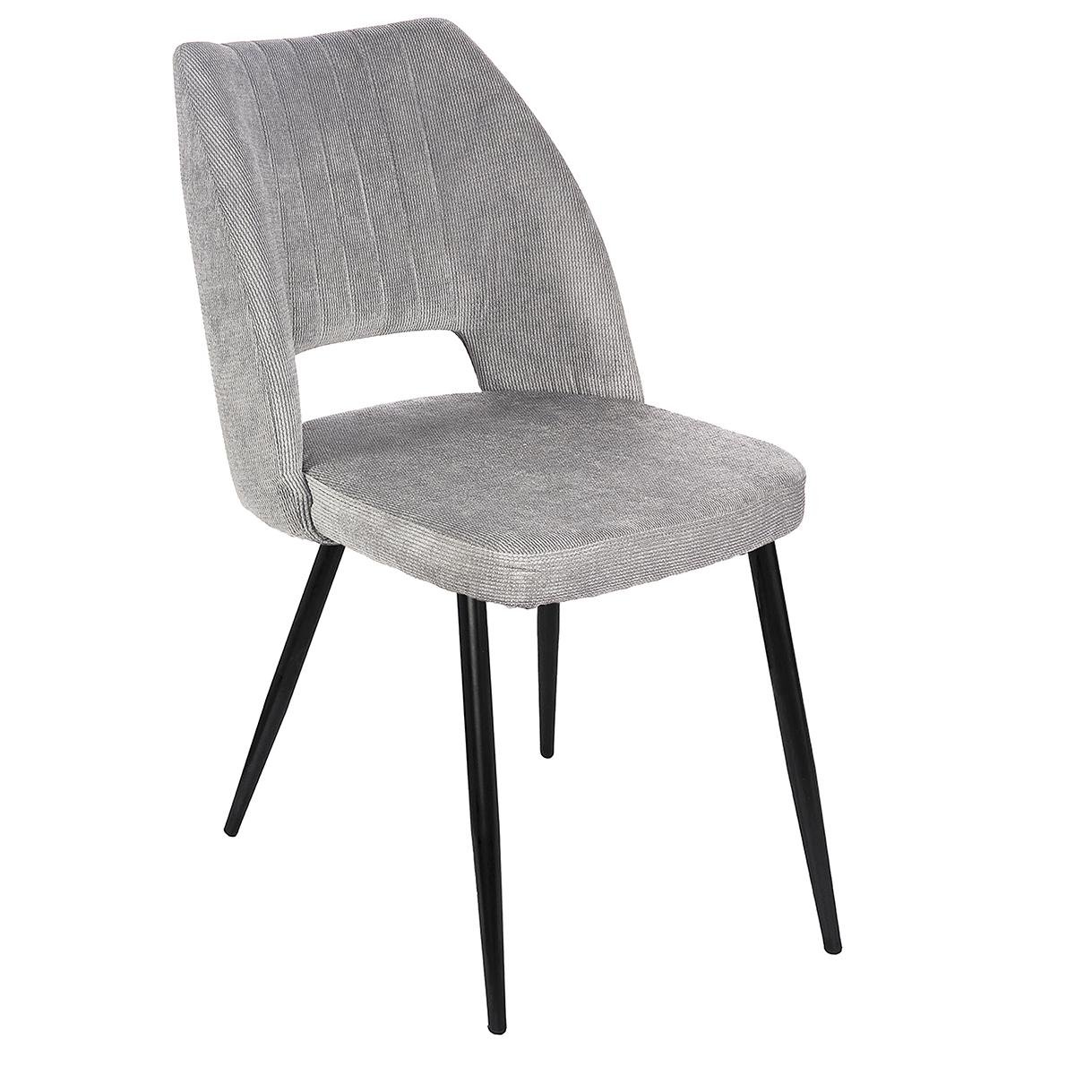 Кухонный стул Fly F-8 AR из металла/ткань рогожка Серый (48314)