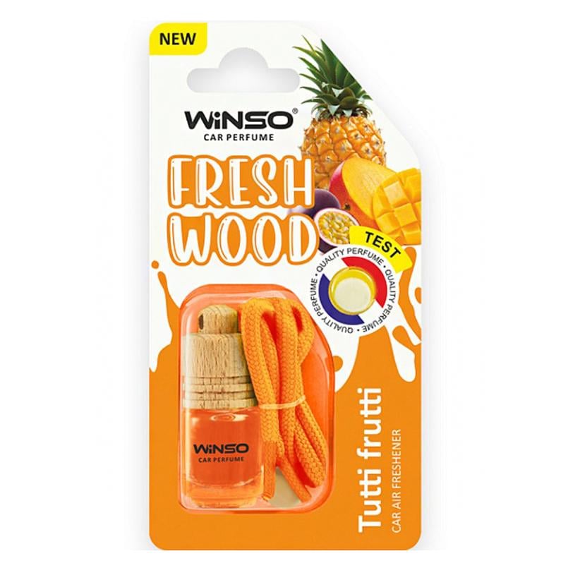 Ароматизатор Winso Fresh Wood - Tutti Frutti (в блистере)