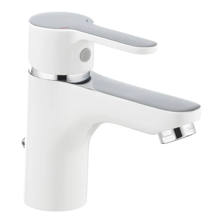 Смеситель для умывальника однорычажный IBERGRIF Square M11022W White (IB0030)