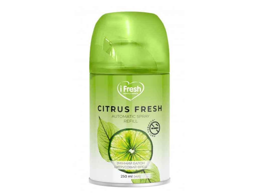 Змінний балон iFresh для освіжувача повітря Citrus fresh 250 мл (905348)