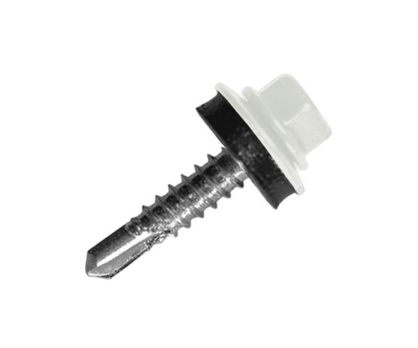 Саморез кровельный по металлу с шайбой EPDM MAXPRO 5,5х25 мм 250 шт. RAL-9010 (SDSM-55259010) - фото 1 Саморез кровельный по металлу с шайбой EPDM MAXPRO 5,5х25 мм 250 шт. RAL-9010 (SDSM-55259010) - фото 1