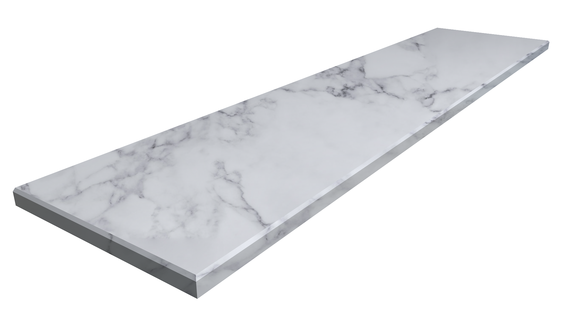 Подоконники Mugla мрамор 140х35х3 см Бело-серый - фото 2 Подоконники Mugla мрамор 140х35х3 см Бело-серый - фото 2