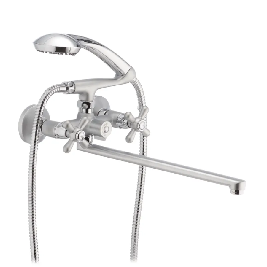 Смеситель для ванной Haiba Dominox 140 матовый (HB0063)