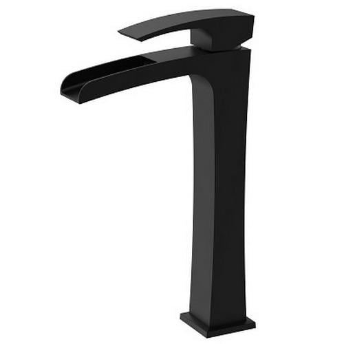 Смеситель для умывальника KOER KB-15007-05 KR3449 высокий однорычажный Черный (176842)