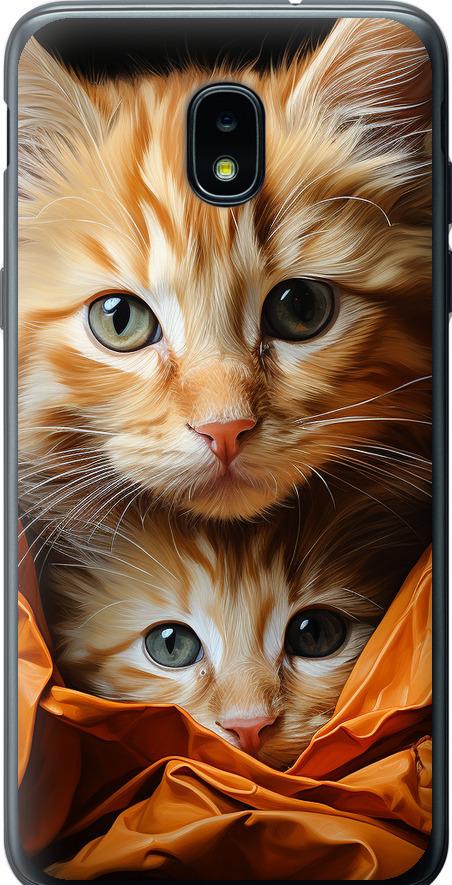 Чехол на Samsung Galaxy J3 2018 Котики 2 (5664u-1501-42517)