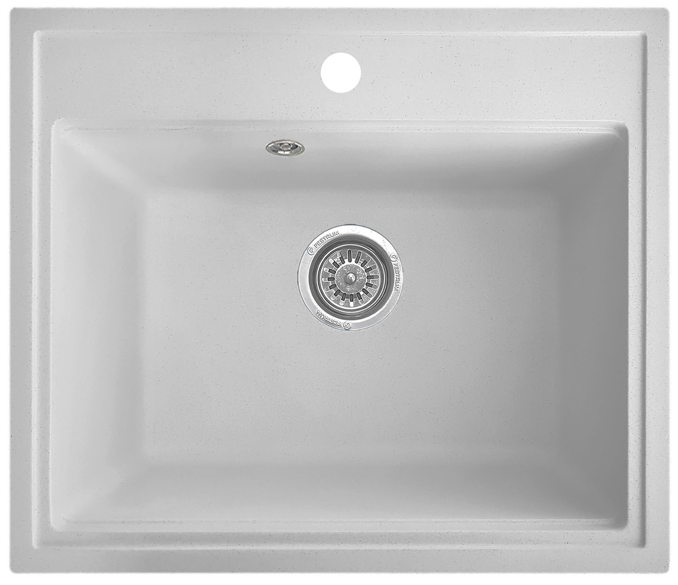 Мийка кухонна Valetti 49C 590x510 мм Білий