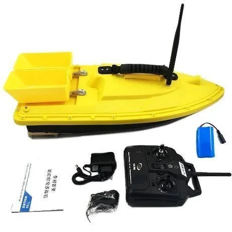 Кораблик прикормочний Mounthill T188 1.5 кг 500 м Жовтий (31460931)