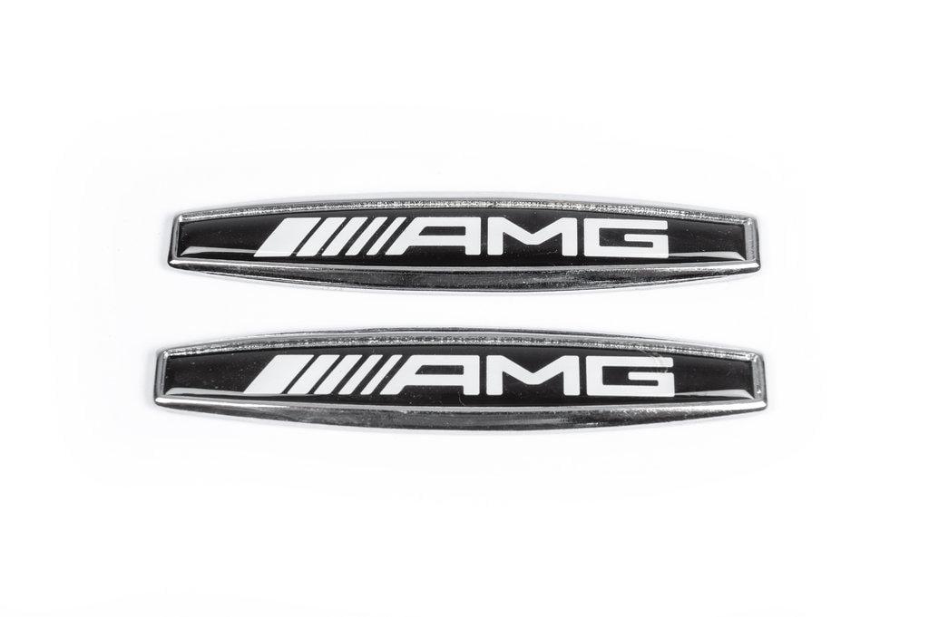 Наклейки на крыла металл AMG для Mercedes CLS C218 2 шт. 2011-2018 гг.