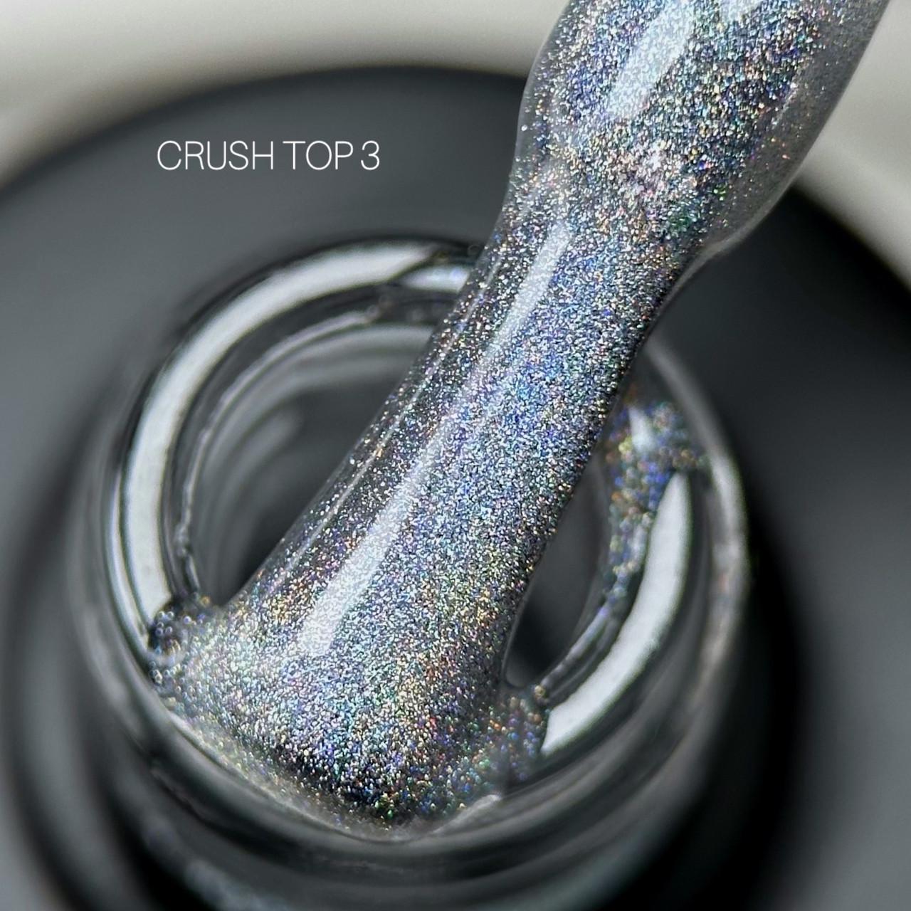 Топ светоотражающий для гель-лака без липкого слоя Saga Crush Top №03 9 мл