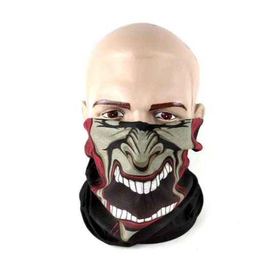 Бафф с принтом Черный (Б-1006-4)