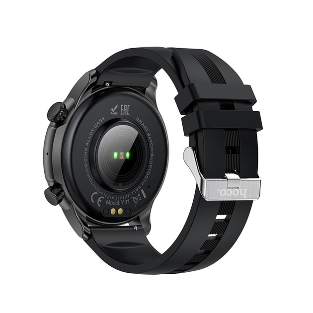 Смарт-годинник Hoco Y31 Smart watch IP67 Чорний (30559090) - фото 4 Смарт-годинник Hoco Y31 Smart watch IP67 Чорний (30559090) - фото 4